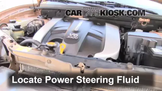 2003 Hyundai Santa Fe GLS 3.5L V6 Power Steering Fluid Add Fluid
